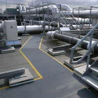 Crossgrip PVC's two-layer construction contours to roof structures.