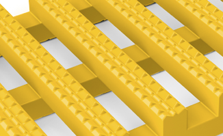 Crossgrip PVC: Roof walkway matting