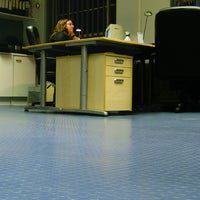 Flexi/Eco Coin is multi-purpose matting in a large stud pattern.