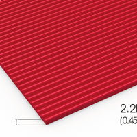Flexi Line's narrow ribs provide excellent slip resistance.