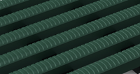 Heronrib: High-traffic swimming pool mat