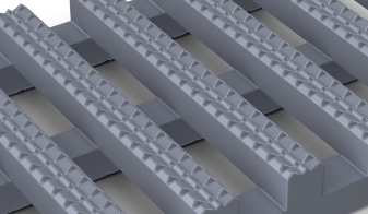 Crossgrip PVC: Roof walkway matting