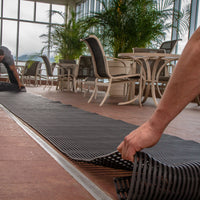 Heronrib: High-traffic swimming pool mat