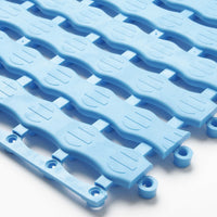 Herontile comes in a standard tile size and easily locks together.