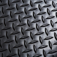 Zed Chex's checker-plate design is slip resistant and hardwearing.