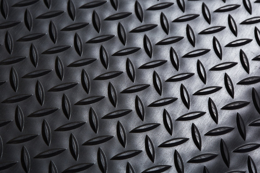 Zed Chex's checker-plate design is slip resistant and hardwearing. 
