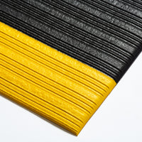 Tuff Spun Plus has yellow edging around the mat for extra visibility.