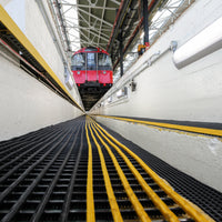 Trackgrip is designed for railway maintenance areas and construction sites.