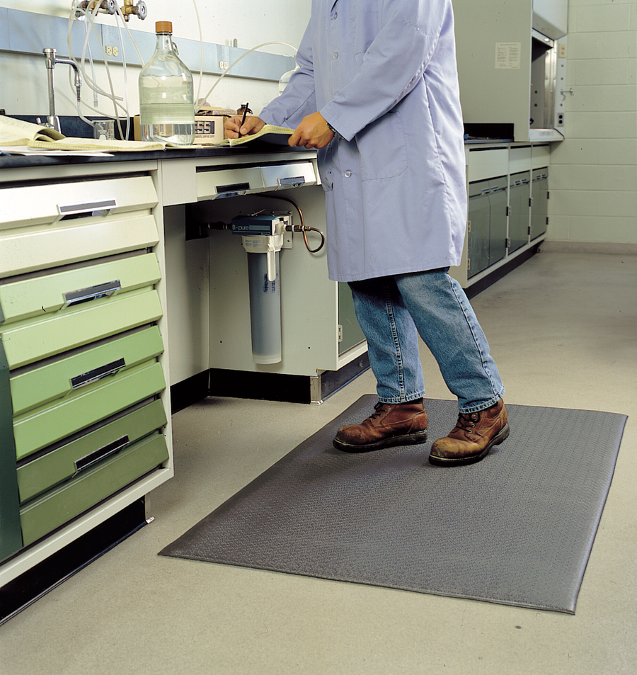 Zed Land ESD is anti-fatigue matting designed for static sensitive environments.