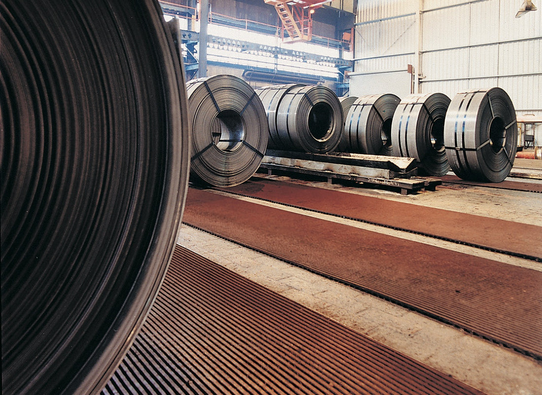 Flexigrid loose laid in an industrial environment. 