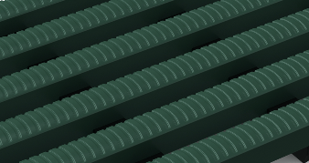 Heronrib: High-traffic swimming pool mat