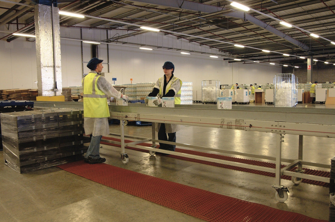Herongripa helps keep this production line free from hazardous material. 