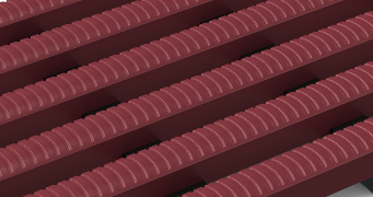 Heronrib: High-traffic swimming pool mat