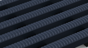 Heronrib: High-traffic swimming pool mat